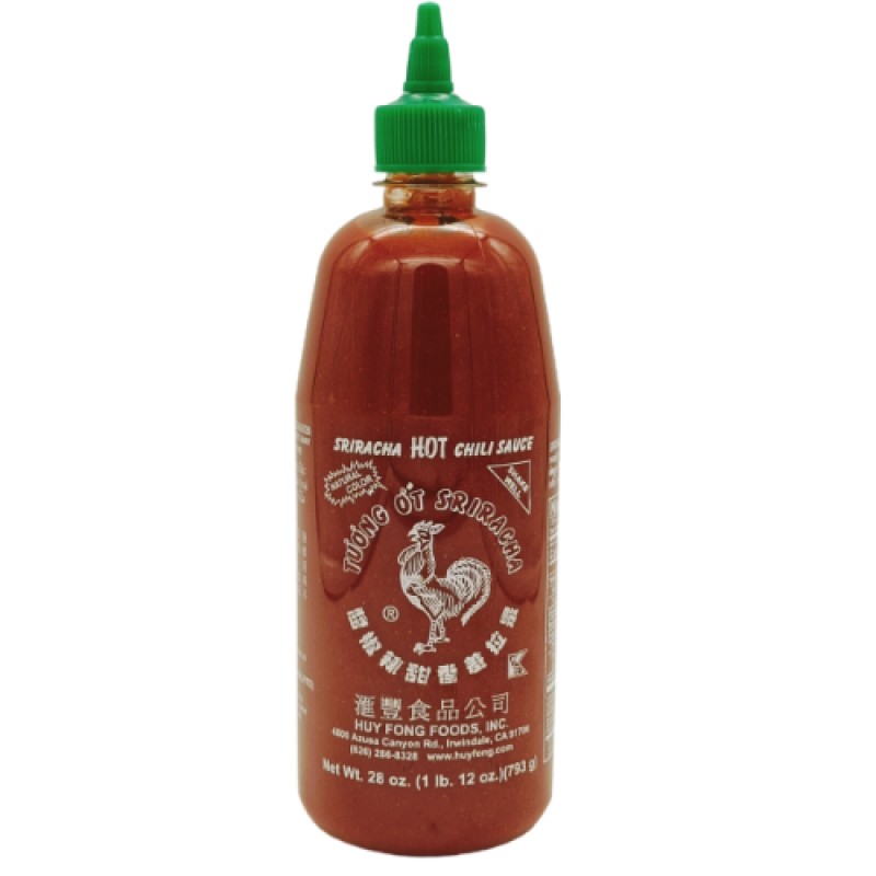 Sriracha Hot Chilli Sauce (是拉差香甜辣椒酱) - Huy Fong