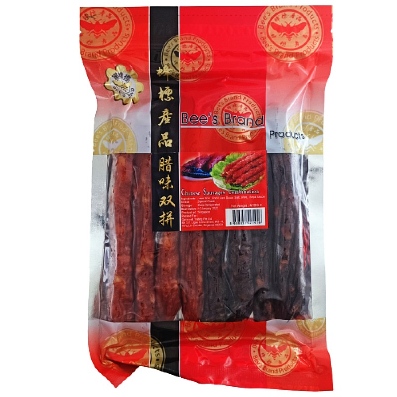 Chinese Sausages Combination 组合腊肠 - Bee's Brand