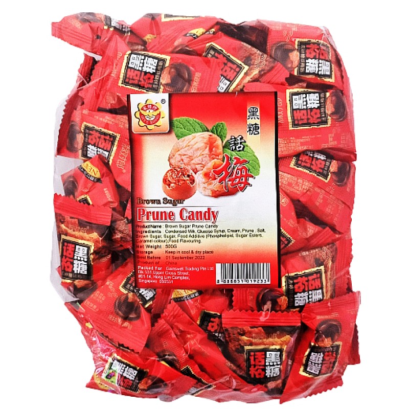 Brown Sugar Prune Candy - Bee's Brand