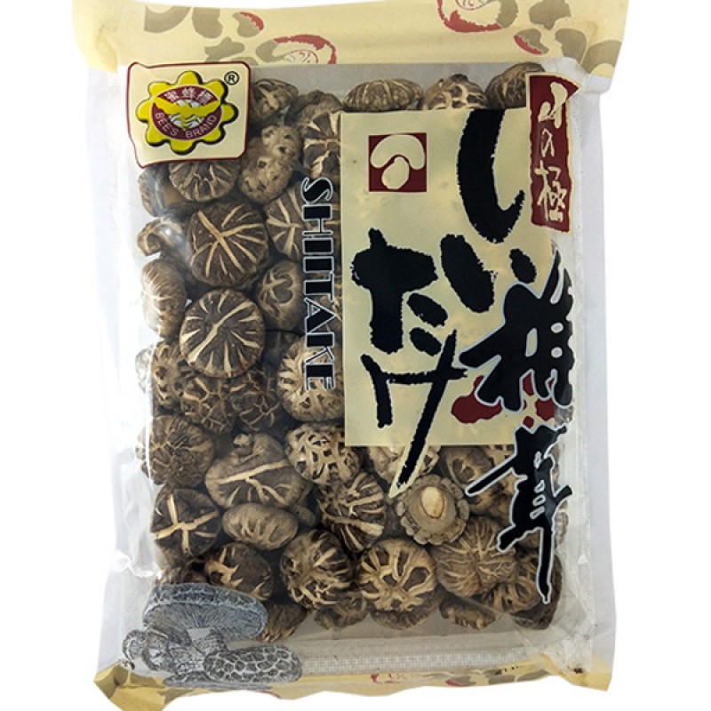 Shiitake Dried Mushroom (2-3cm) 椴木百花菇 - Bee's Brand