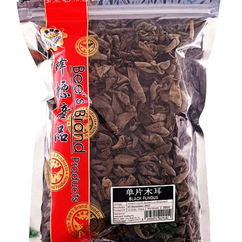 Sichuan Black Fungus (单片木耳) - Bee's Brand