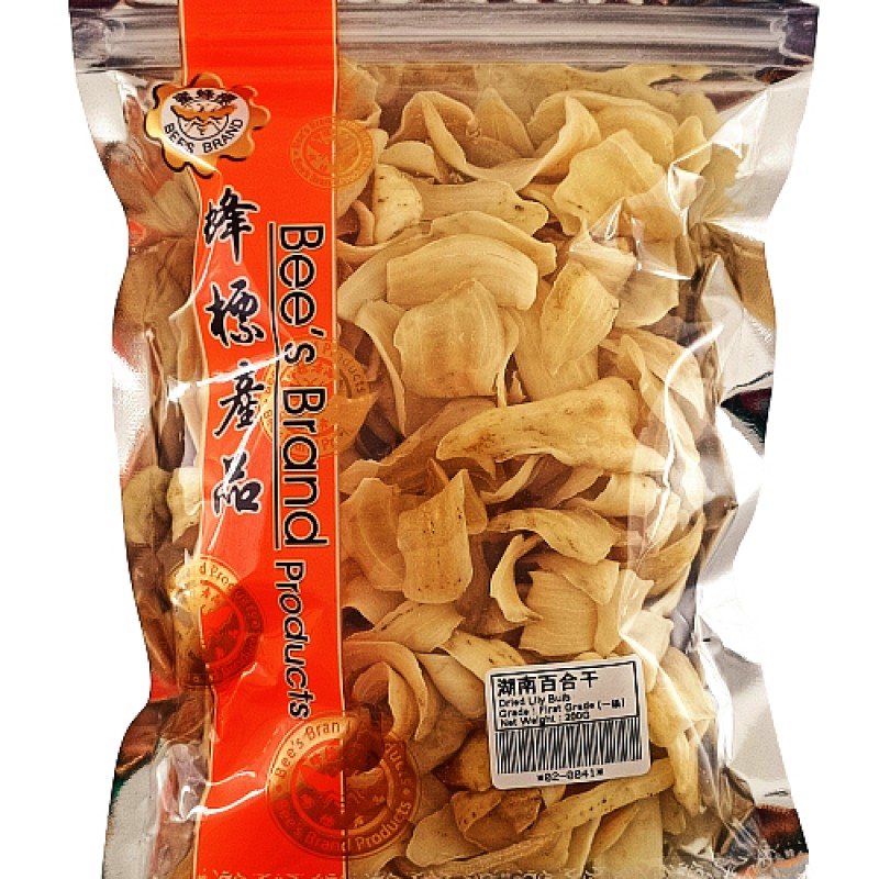 Dried Lily Bulb (一级湖南百合干) - Bee's Brand