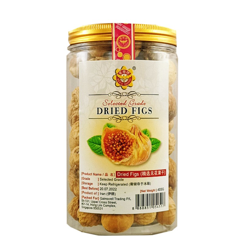 Selected Dried Figs (精选无花果干) - Bee's Brand