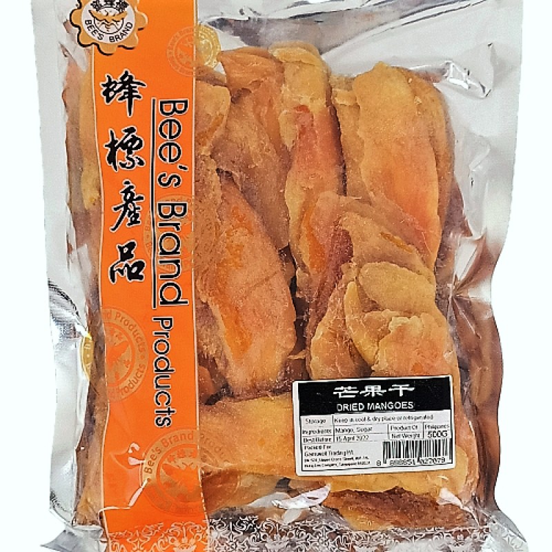 Dried Sugared Mangoes Slices (干糖芒果) - Bee's Brand