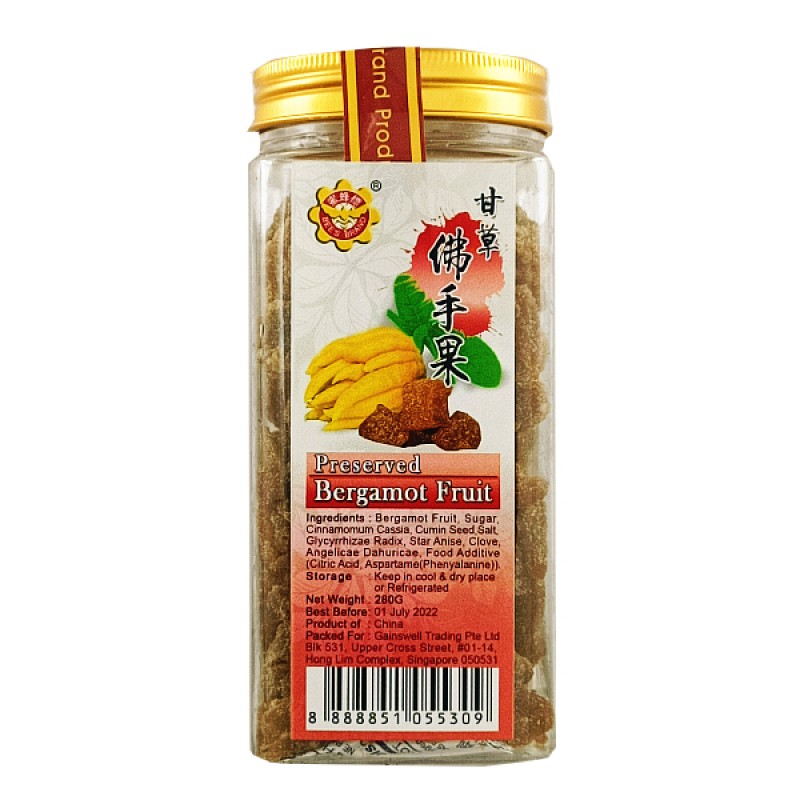 Preserved Bergamot (佛手柑) - Bee's Brand