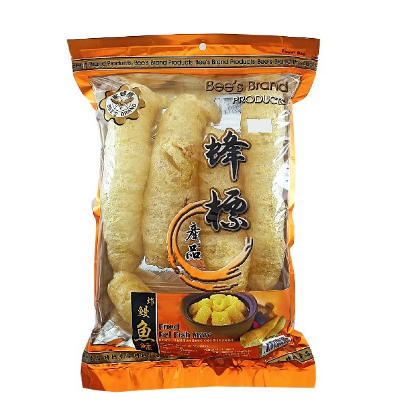 Fried Eel Fish Maw (Large) - Bee's Brand