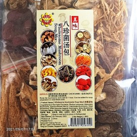 Wholesome Mushrooms Soup Mix 八珍菌汤包 - Bee's Brand